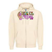 Sandshell nail boss Zipper Hoodie - BarkalooDesign