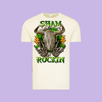 Sham Rockin St. Patrick's Day Vintage Tee Designed By Cowgirlartshop