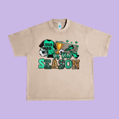 Tis The Season Soccer Urban Heavy Tee Designed By Jasminsmagicworld