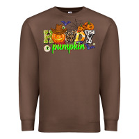 Chestnut howdy halloween pumpkins Premium Sweatshirt - AdoDesignShop