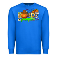 True Royal howdy halloween pumpkins Premium Sweatshirt - AdoDesignShop