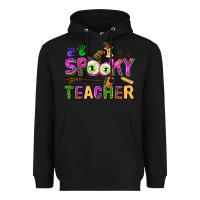 Black spooky teacher Heavyweight Hoodie - AdoDesignShop