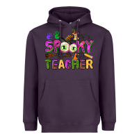 Plum spooky teacher Heavyweight Hoodie - AdoDesignShop