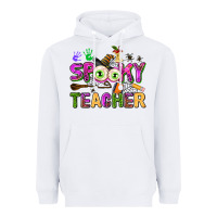 White spooky teacher Heavyweight Hoodie - AdoDesignShop