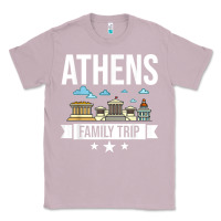 Lilac Athens Greece City Trip Skyline Map Travel Classic Tee - maiPhamDesign