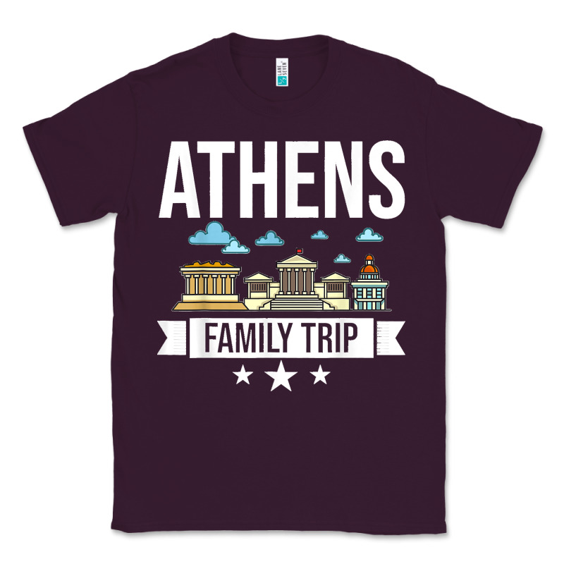 Athens Greece City Trip Skyline Map Travel Classic Tee by maiPhamDesign | Teevron