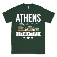 Sports Green Athens Greece City Trip Skyline Map Travel Classic Tee - maiPhamDesign