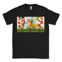 Black cute horse Classic Tee - TumblerDesignByShophia