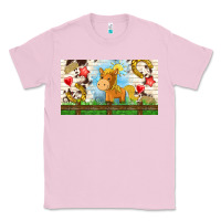 Bubblegum Pink cute horse Classic Tee - TumblerDesignByShophia