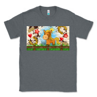 Charcoal Heather cute horse Classic Tee - TumblerDesignByShophia
