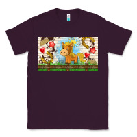 Plum cute horse Classic Tee - TumblerDesignByShophia