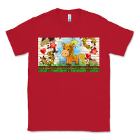 Red cute horse Classic Tee - TumblerDesignByShophia