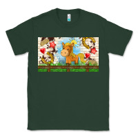 Sports Green cute horse Classic Tee - TumblerDesignByShophia
