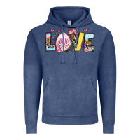 Vintage Denim Easter Day Love Easter Vintage Hoodie - OliviaCreatesArt