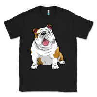 Black ENGLISH BULLDOGS Awesome Funny Bulldog Pups Dogs Classic Tee - maiPhamDesign