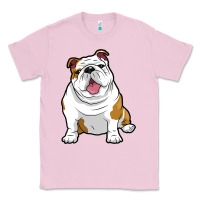 Bubblegum Pink ENGLISH BULLDOGS Awesome Funny Bulldog Pups Dogs Classic Tee - maiPhamDesign