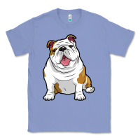 Colony Blue ENGLISH BULLDOGS Awesome Funny Bulldog Pups Dogs Classic Tee - maiPhamDesign