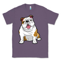 Lavender ENGLISH BULLDOGS Awesome Funny Bulldog Pups Dogs Classic Tee - maiPhamDesign