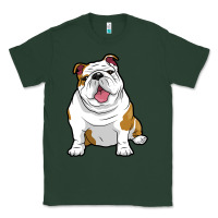 Sports Green ENGLISH BULLDOGS Awesome Funny Bulldog Pups Dogs Classic Tee - maiPhamDesign