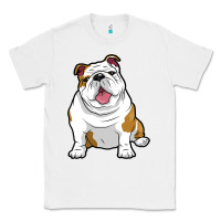 White ENGLISH BULLDOGS Awesome Funny Bulldog Pups Dogs Classic Tee - maiPhamDesign