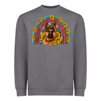 German Shepherd Rainbow Heavyweight Sweatshirt | Teevron