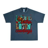 Midnight Navy never stop lovin cowboys olivia Urban Heavy Tee - OliviaCreatesArt