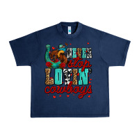 Navy never stop lovin cowboys olivia Urban Heavy Tee - OliviaCreatesArt