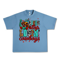 Pebble Blue never stop lovin cowboys olivia Urban Heavy Tee - OliviaCreatesArt