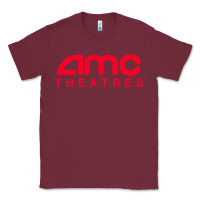 Burgundy amc theaters Classic Tee - maiPhamDesign