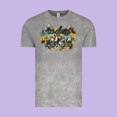Rodeo Mom Mother's Day Vintage Tee Designed By Howdyjamesfarm