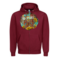 Burgundy nail boss Zipper Hoodie - BarkalooDesign