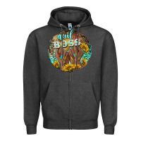 Charcoal Heather nail boss Zipper Hoodie - BarkalooDesign