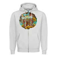 Dove Grey nail boss Zipper Hoodie - BarkalooDesign