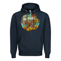 Navy nail boss Zipper Hoodie - BarkalooDesign