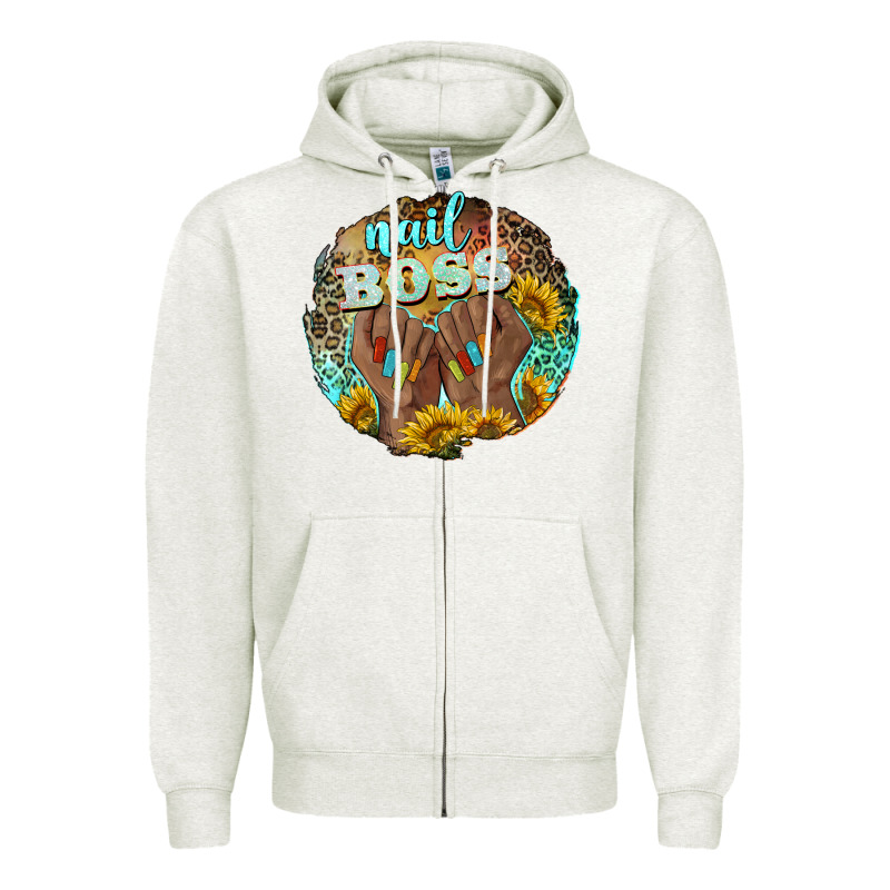 Nail Boss Zipper Hoodie by BarkalooDesign | Teevron