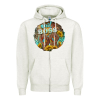 Oatmeal Heather nail boss Zipper Hoodie - BarkalooDesign