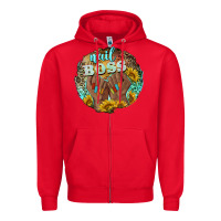 Red nail boss Zipper Hoodie - BarkalooDesign