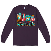 Plum Dental Life Dentist Coffee Cups Long Sleeve Tee - FaDigitalArtStudio
