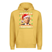 Antique Gold Santa Joe Biden Happy Easter Ugly Christmas Premium Hoodie - maiPhamDesign