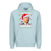 Blue Mist Santa Joe Biden Happy Easter Ugly Christmas Premium Hoodie - maiPhamDesign