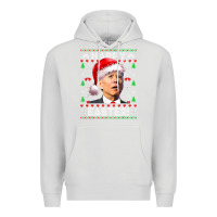 Dove Grey Santa Joe Biden Happy Easter Ugly Christmas Premium Hoodie - maiPhamDesign