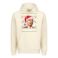 Sandshell Santa Joe Biden Happy Easter Ugly Christmas Premium Hoodie - maiPhamDesign