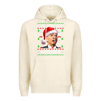 Tofu Santa Joe Biden Happy Easter Ugly Christmas Premium Hoodie - maiPhamDesign