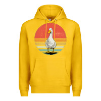 Lemon Retro Vintage Duck Premium Hoodie - maiPhamDesign