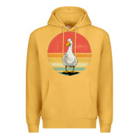 Mustard Retro Vintage Duck Premium Hoodie - maiPhamDesign