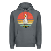 Rock Retro Vintage Duck Premium Hoodie - maiPhamDesign