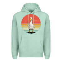 Seafoam Retro Vintage Duck Premium Hoodie - maiPhamDesign