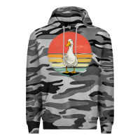 Slate Camo Retro Vintage Duck Premium Hoodie - maiPhamDesign
