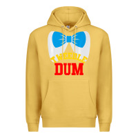 Antique Gold tweedle dee dum funny matching halloween costume for couples premium t Premium Hoodie - maiPhamDesign
