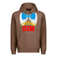 Chestnut tweedle dee dum funny matching halloween costume for couples premium t Premium Hoodie - maiPhamDesign